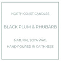Black Plum & Rhubarb Candle Tin