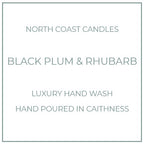 Black Plum & Rhubarb Luxury Hand Wash